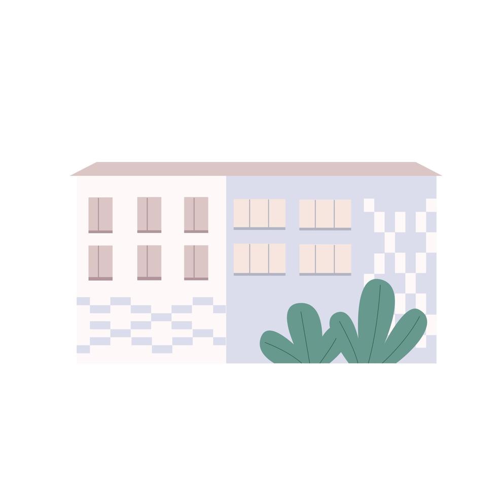 huis plaats van de stad straat. vector