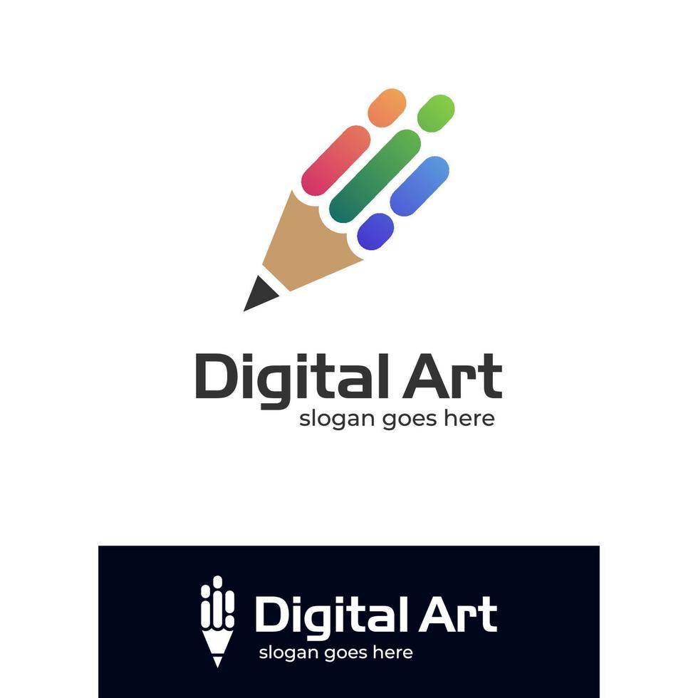 creatief snel potlood icoon of logo ontwerp element voor tekenen, auteur, digitaal kunst, zichtbaar kunst gemakkelijk logo vector