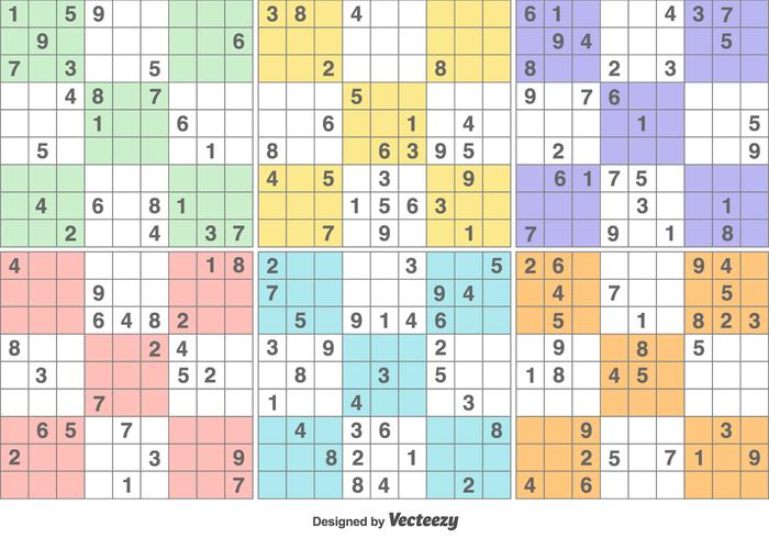 Vector Sudoku puzzelspel