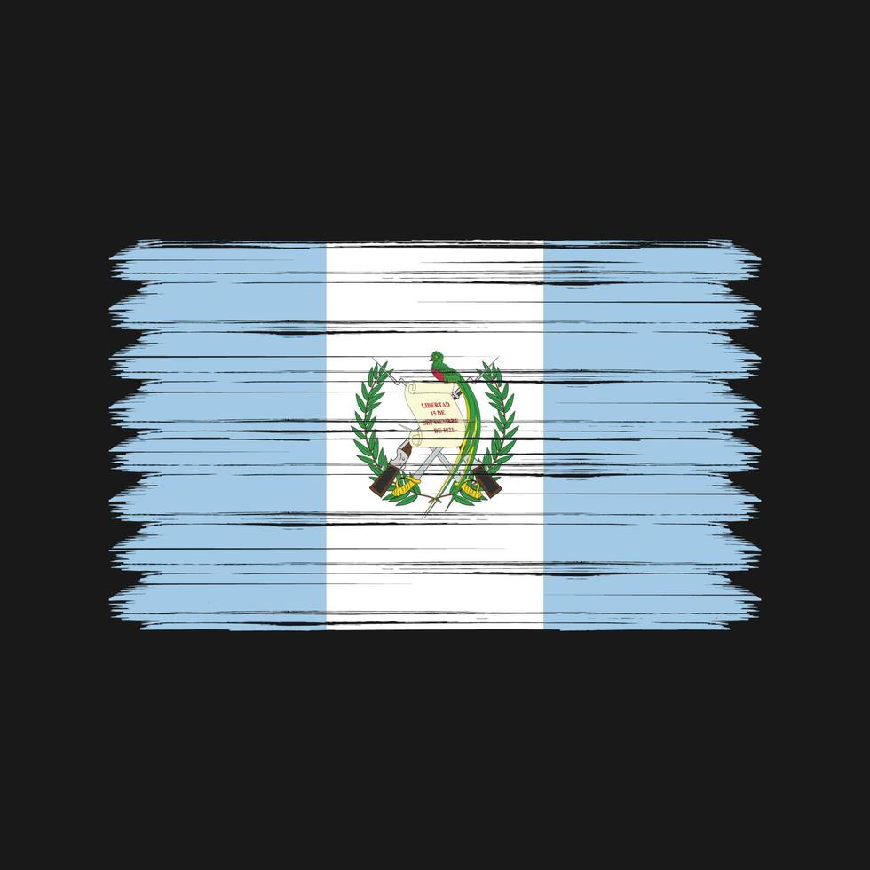 guatemala vlag penseelstreken. nationale vlag vector