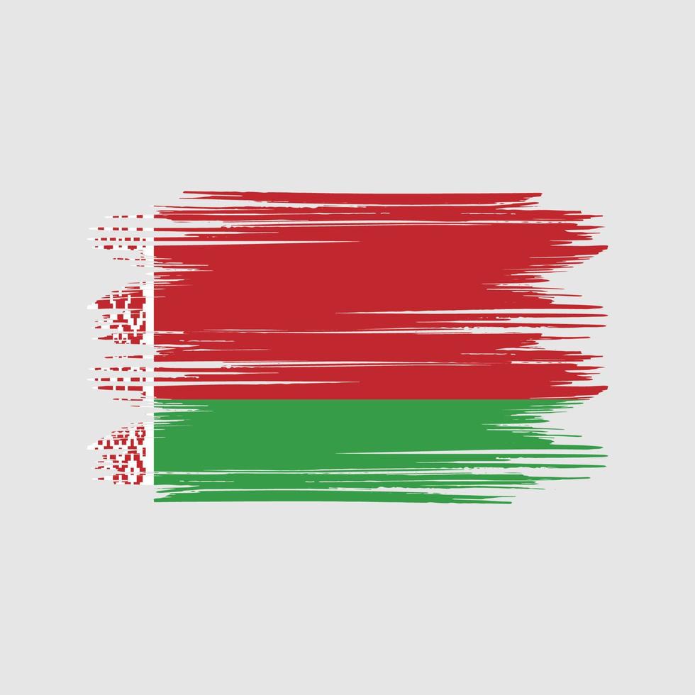 Wit-Rusland vlag ontwerp vrij vector