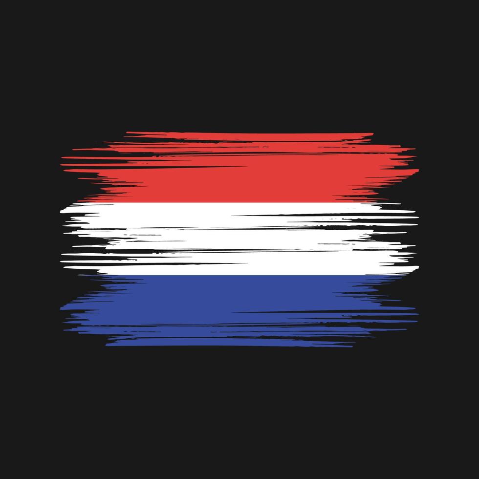 Nederland vlag ontwerp vrij vector