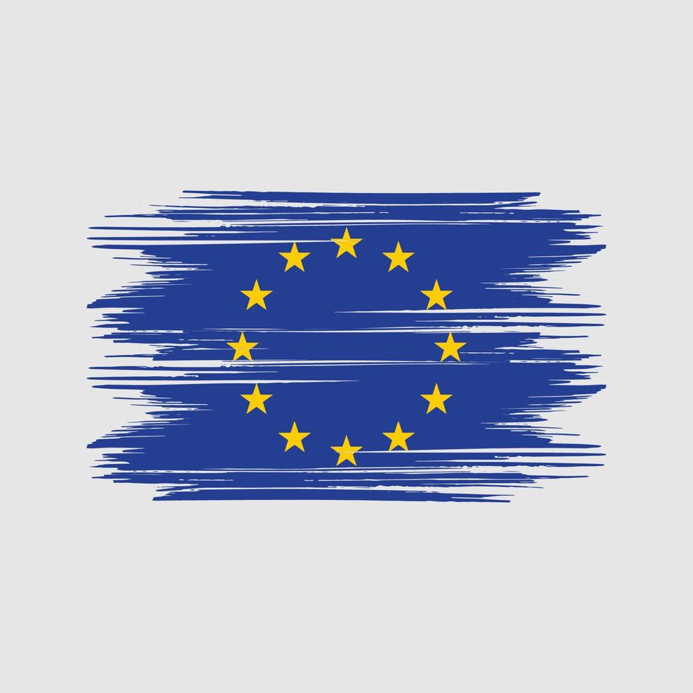 Europese vlag ontwerp vrij vector