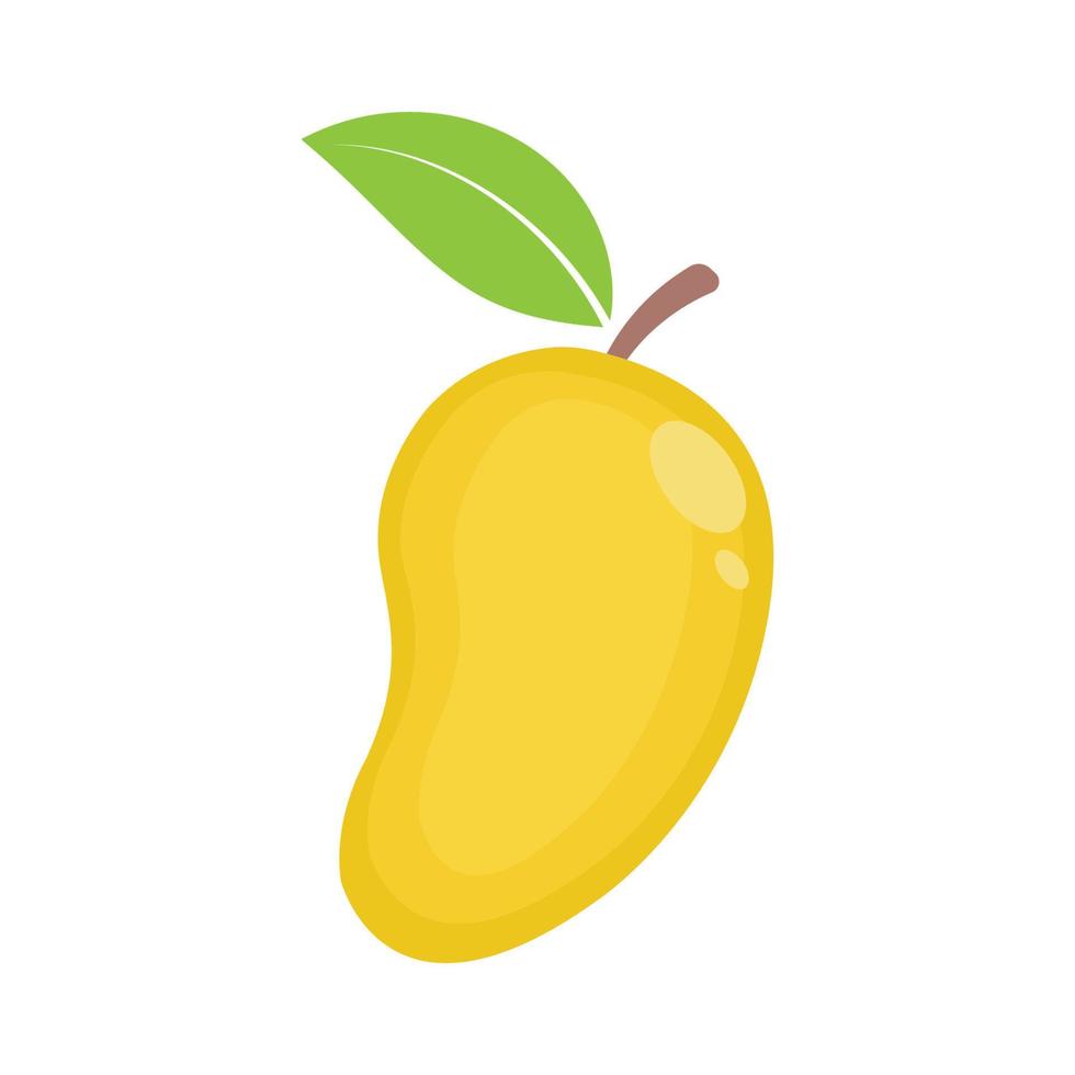 mango fruit icoon vector ontwerp sjabloon