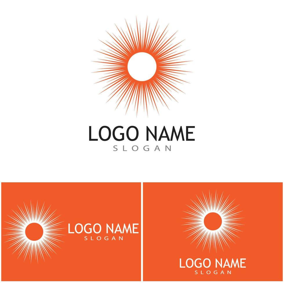 zon vector illustratie pictogram logo sjabloonontwerp