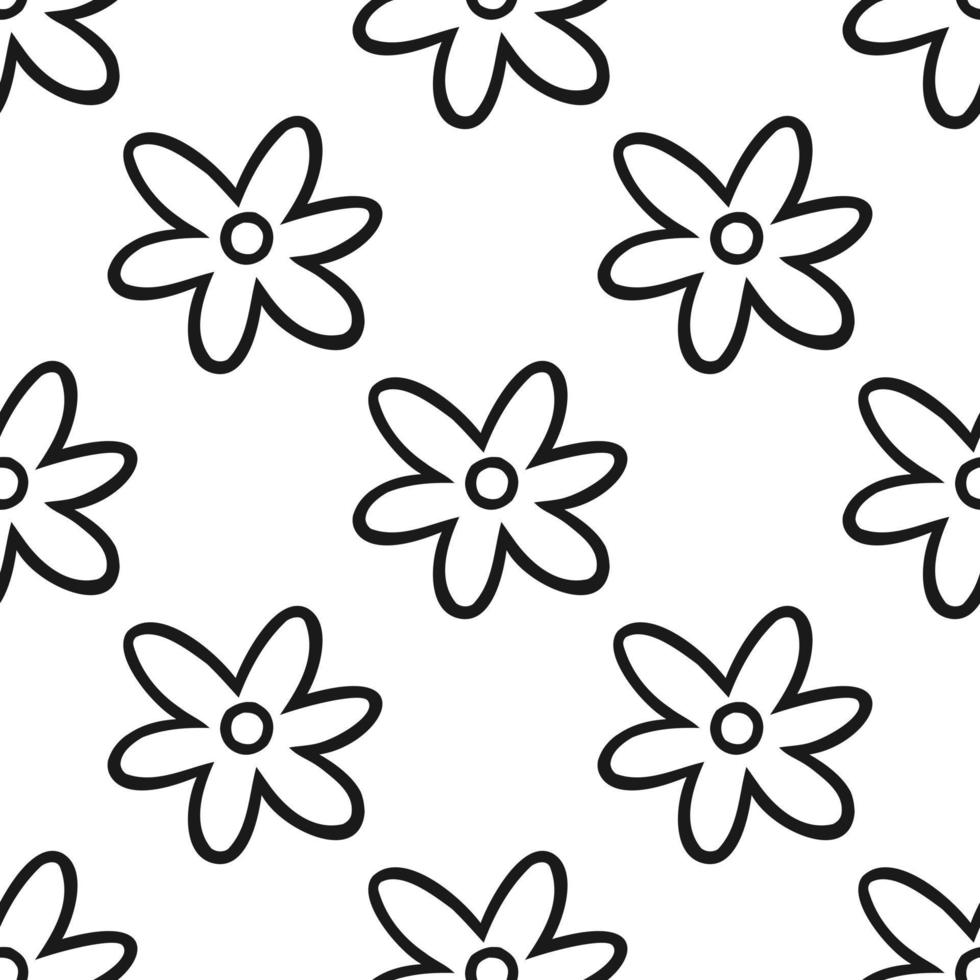 bloemen naadloos vector illustratie patroon achtergrond.