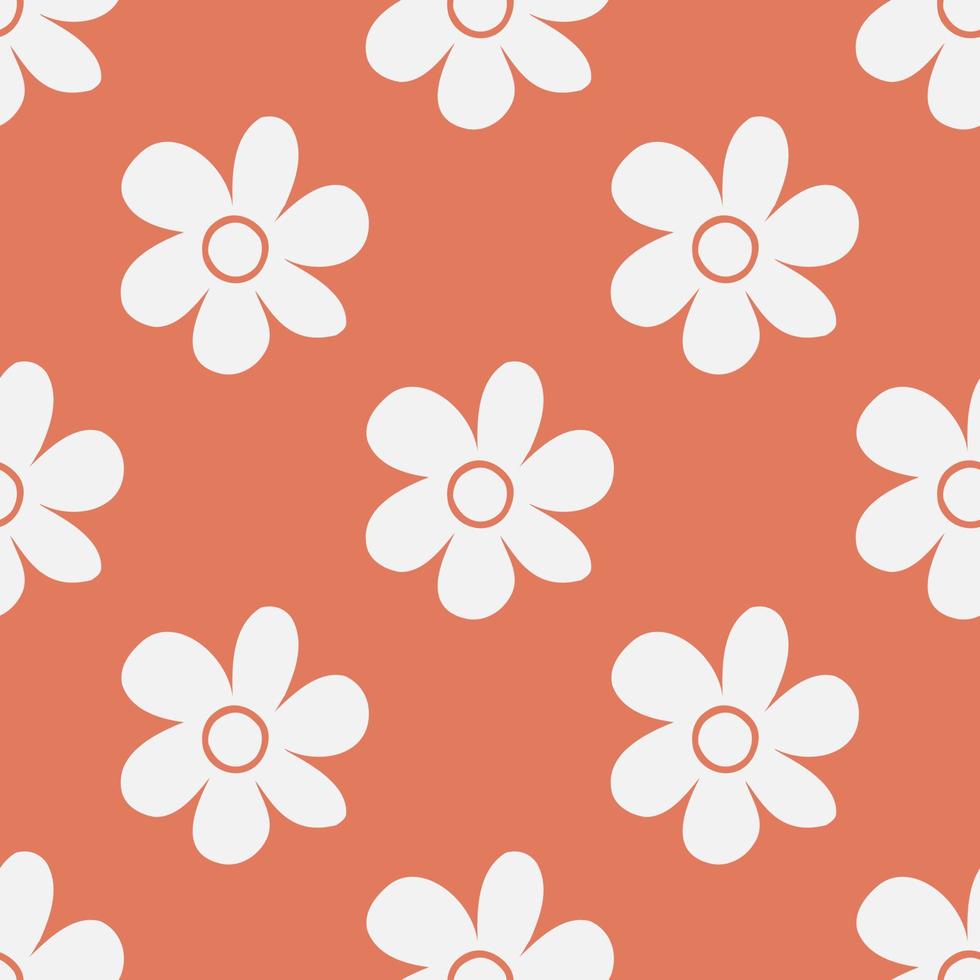 bloemen naadloos vector illustratie patroon achtergrond.