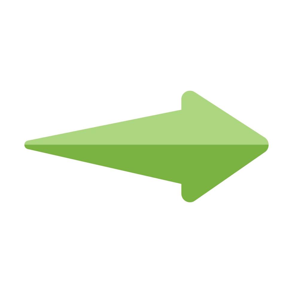 groen pijl Rechtsaf icoon vector