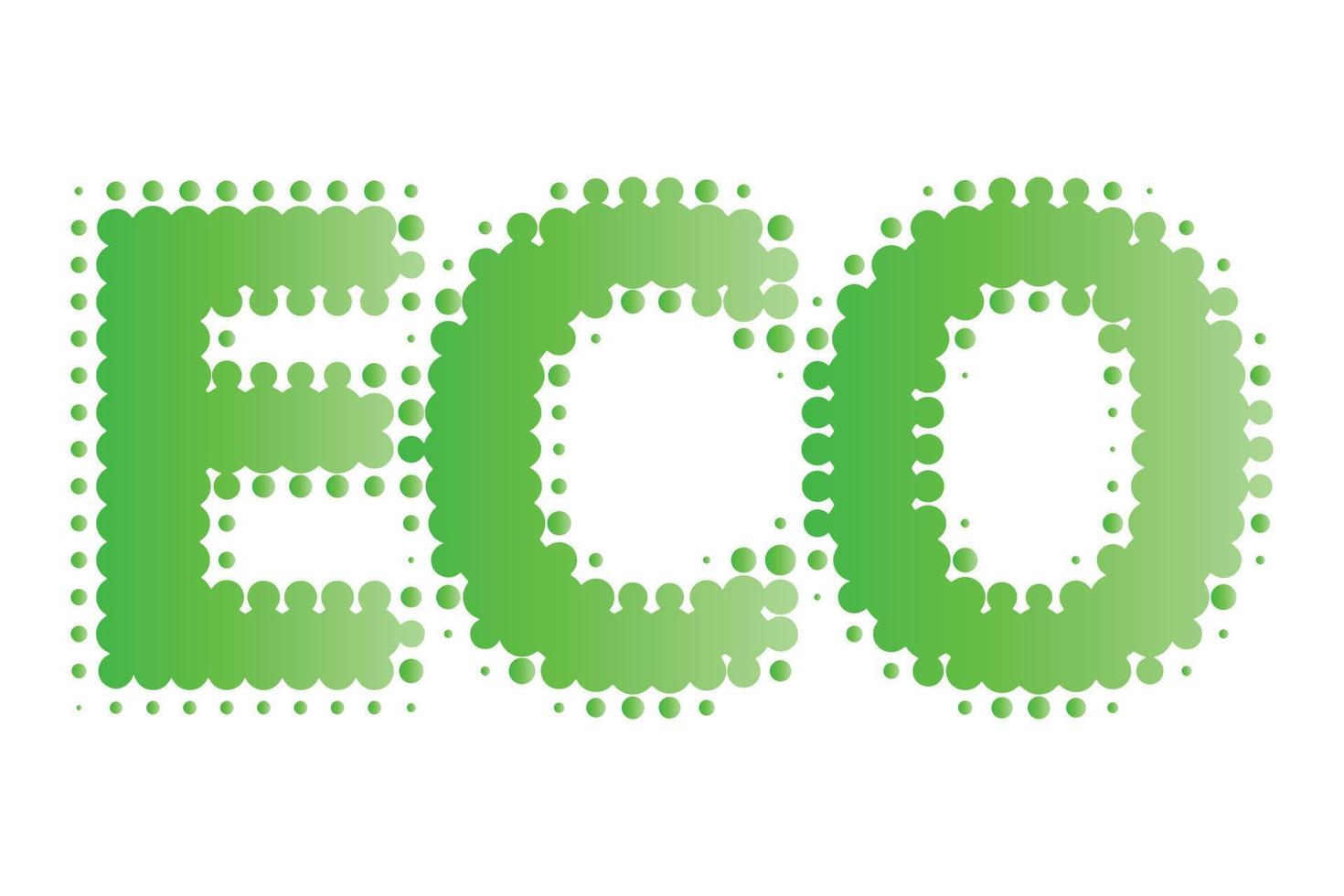 logo eco , ecologie - vector