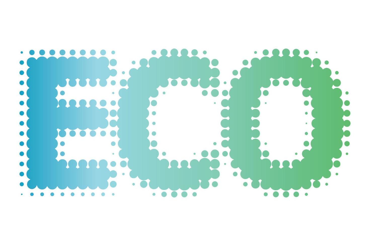 logo eco , ecologie - vector