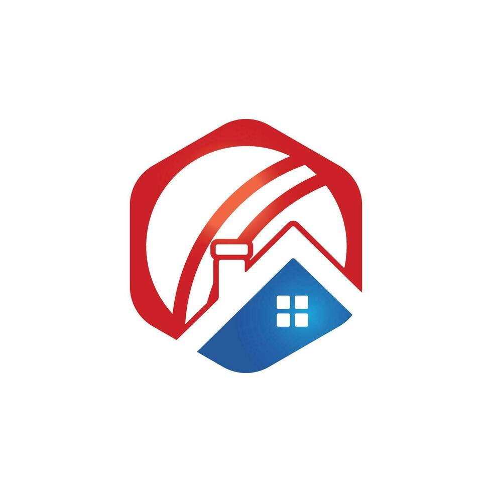 krekel huis vector logo ontwerp. krekel plaats logo concept.