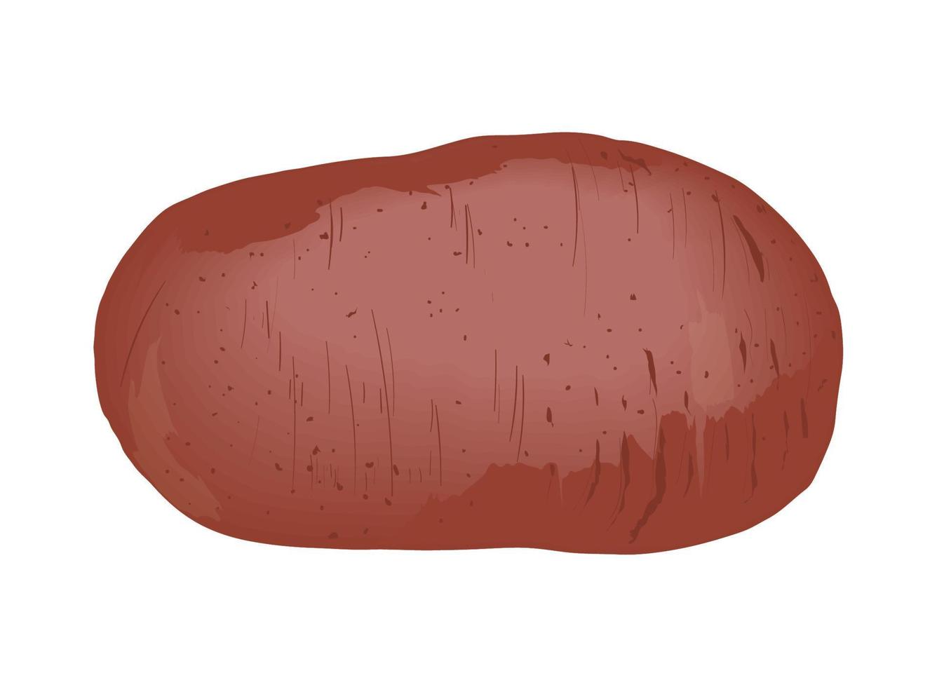 aardappel groente icoon vector