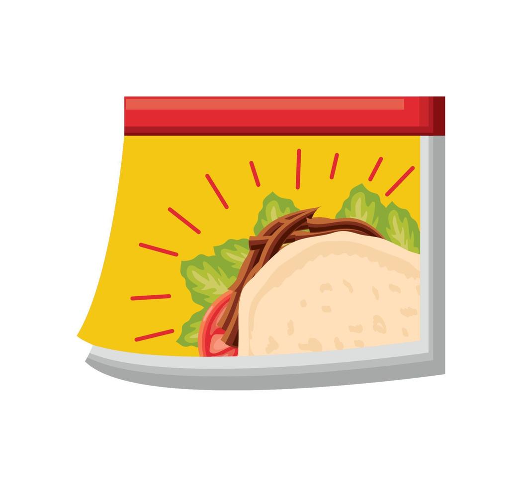 taco dag kalender vector