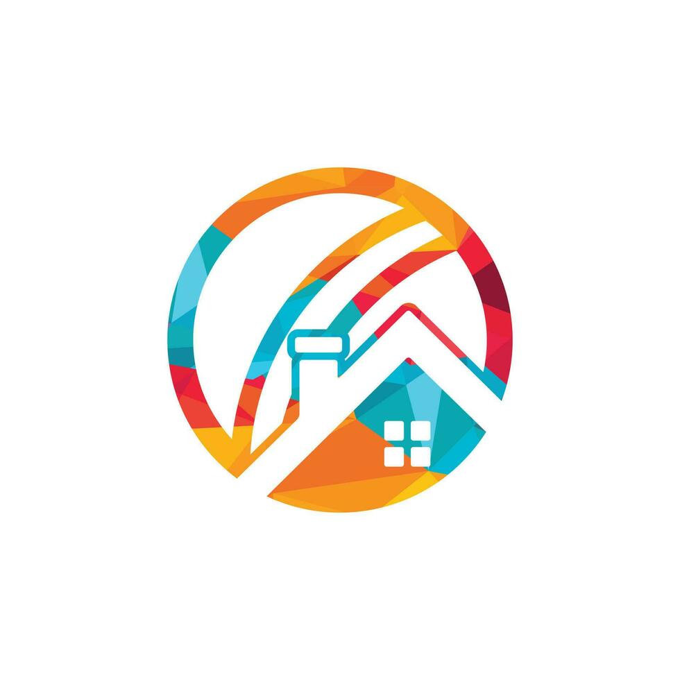 krekel huis vector logo ontwerp. krekel plaats logo concept.