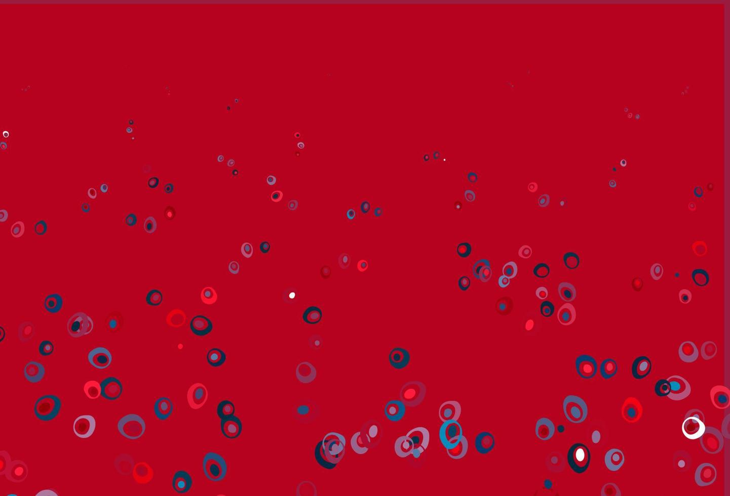 lichtblauwe, rode vectorachtergrond met stippen. vector