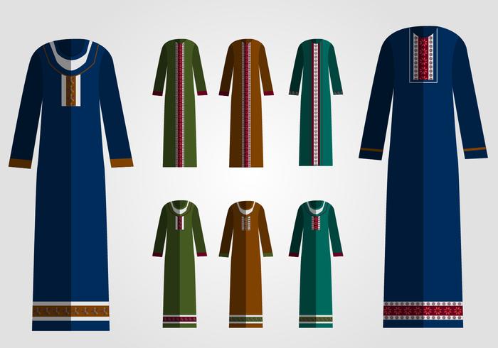 Mooie Arabische Abaya vector