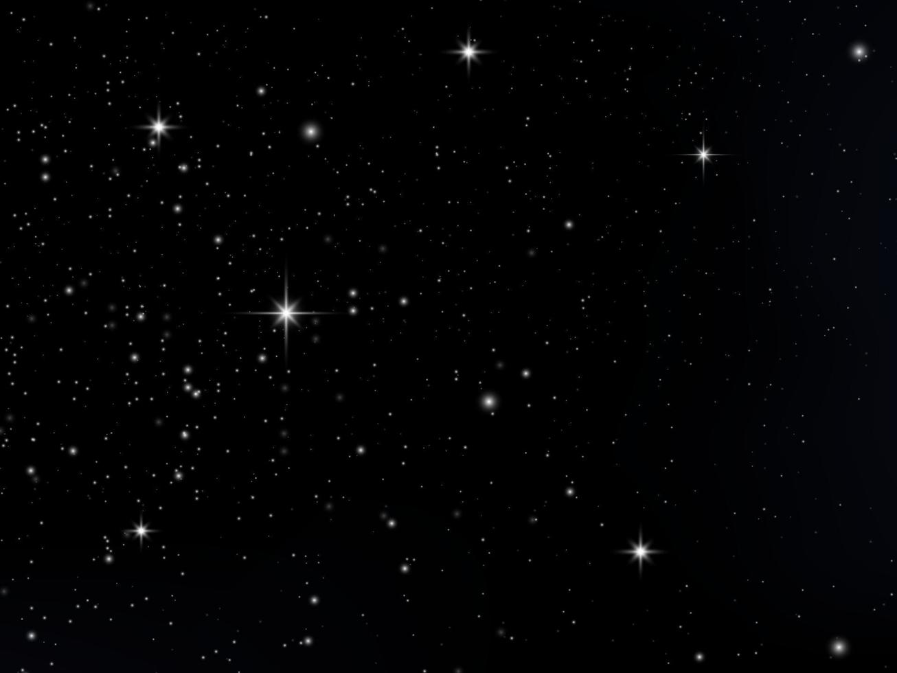 nacht schijnend sterrenhemel lucht, blauw ruimte achtergrond met sterren, ruimte. mooi nacht lucht. vector