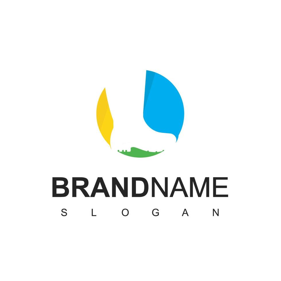 schoen logo ontwerp sjabloon, mode op te slaan icoon vector