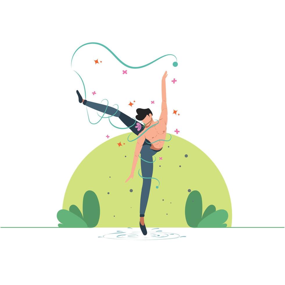 ballet Mens vector illustratie