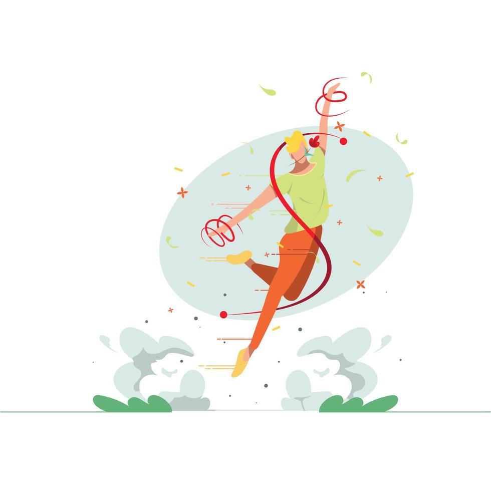 ballet Mens vector illustratie