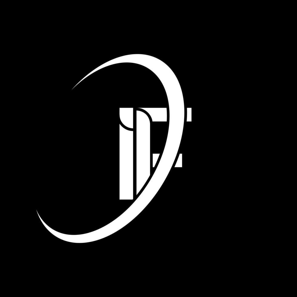 als logo. ik f ontwerp. wit als brief. als brief logo ontwerp. eerste brief als gekoppeld cirkel hoofdletters monogram logo. vector
