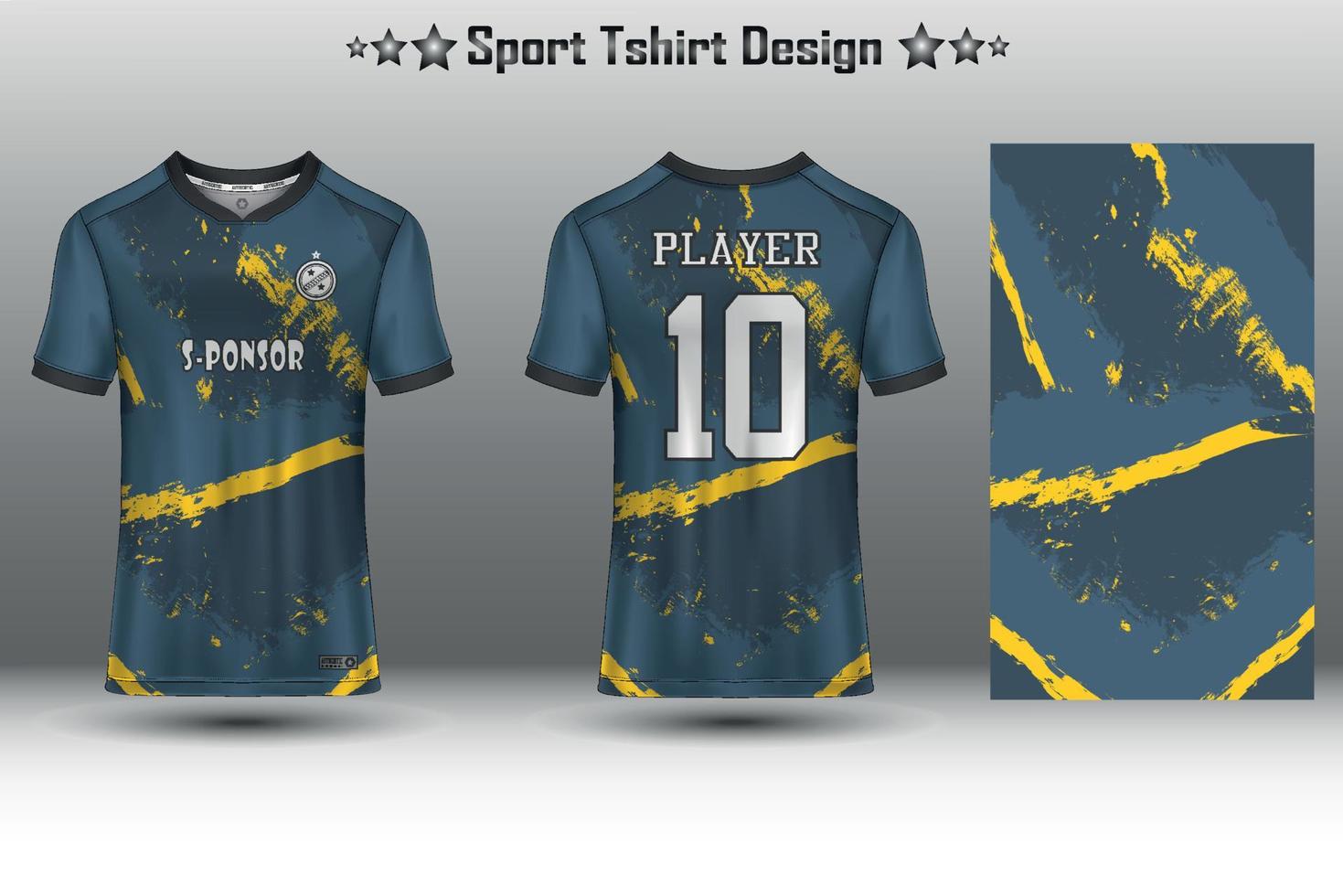 Amerikaans voetbal Jersey model, voetbal Jersey model, wielersport Jersey mockup en sport Jersey mockup met abstract meetkundig patroon vrij vector