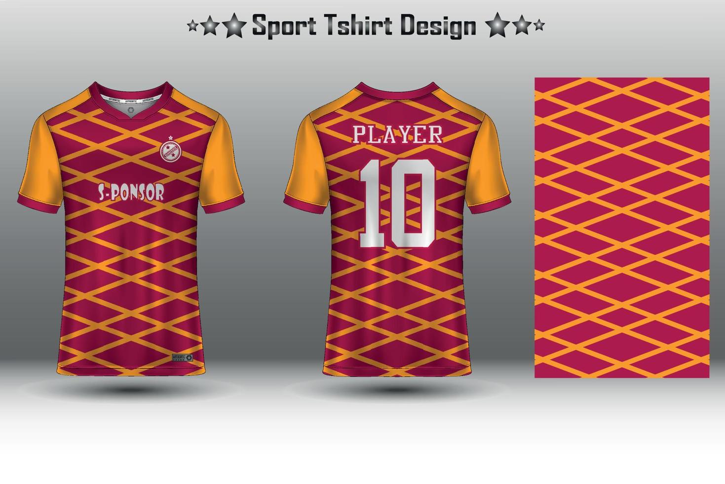 Amerikaans voetbal Jersey model, voetbal Jersey model, wielersport Jersey mockup en sport Jersey mockup met abstract meetkundig patroon vrij vector