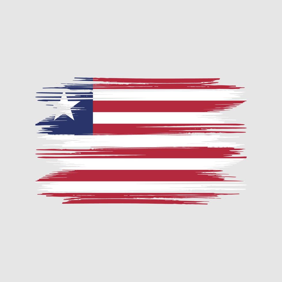 Liberia vlag ontwerp vrij vector