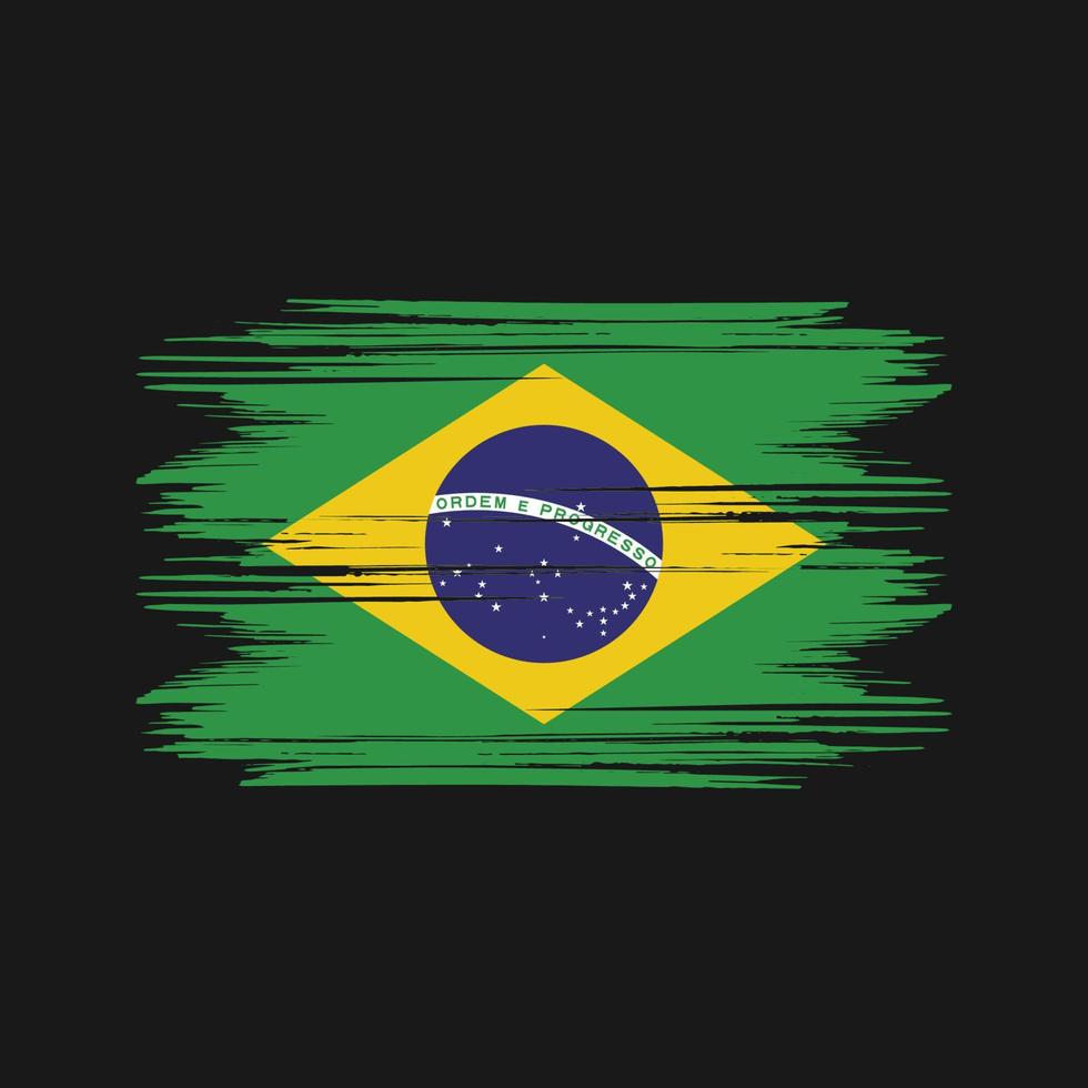 Brazilië vlag ontwerp vrij vector