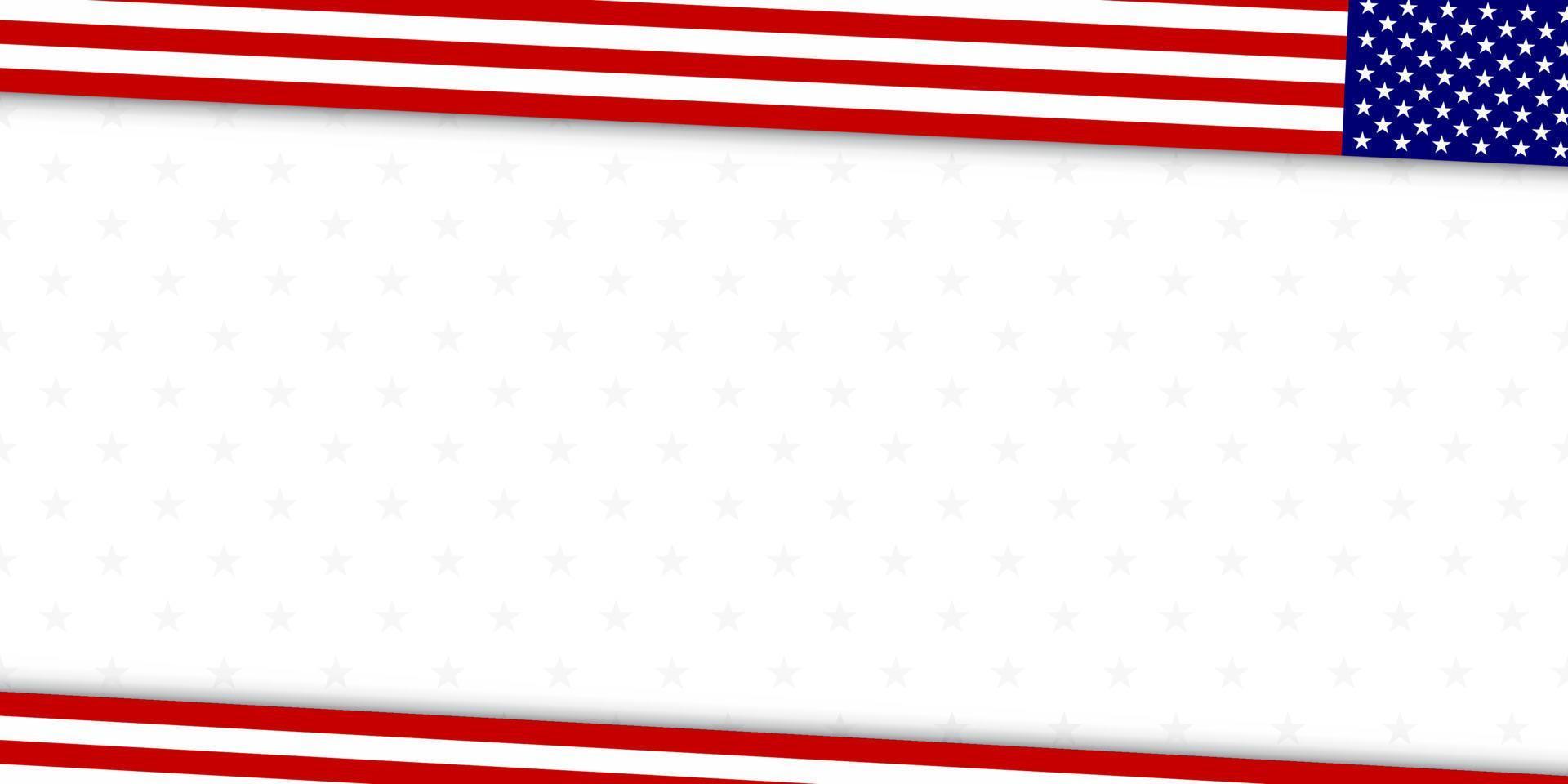 Amerikaans vlag achtergrond voor ieder evenement vector