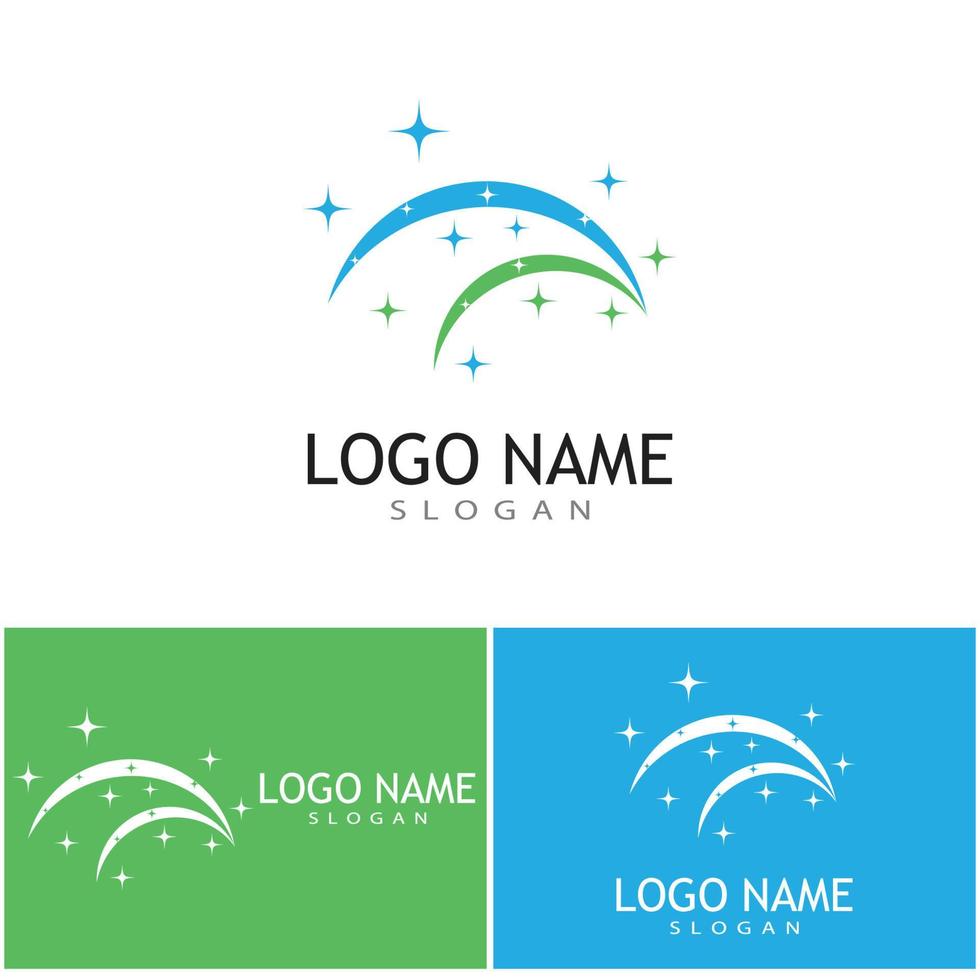 schoonmaak schone service logo vector pictogrammalplaatje