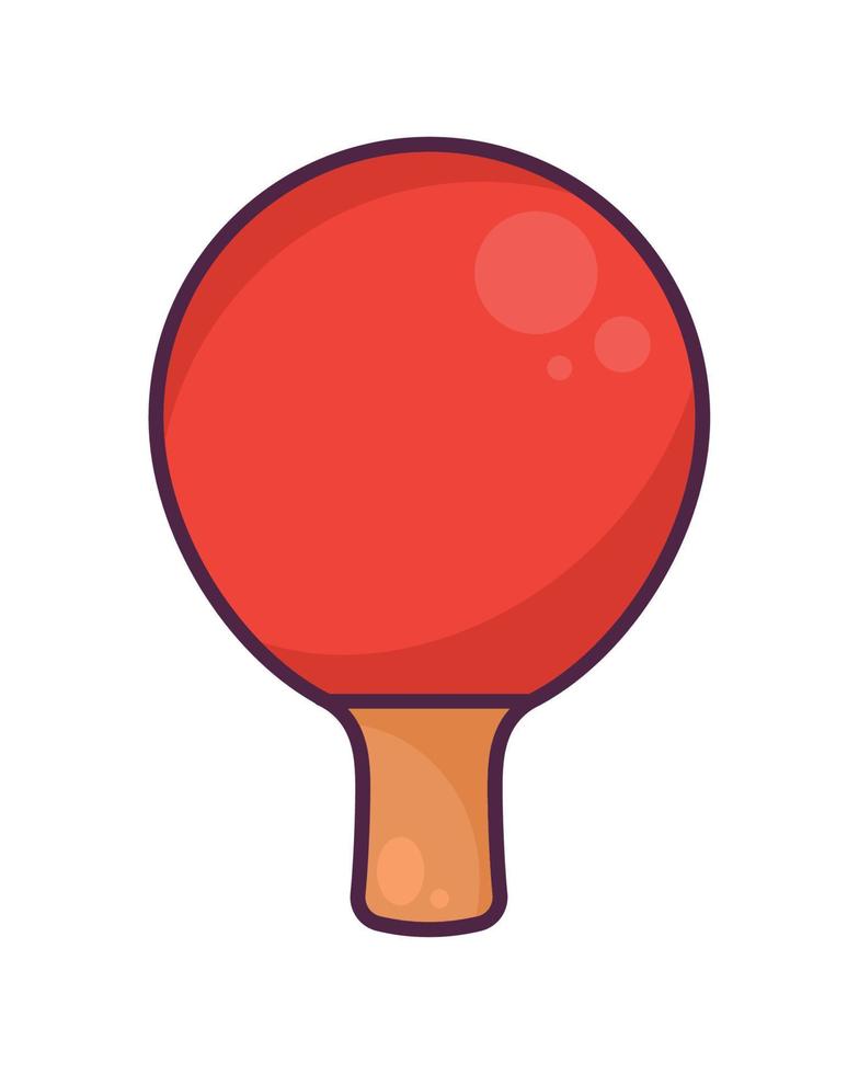 ping pong racket sport vector