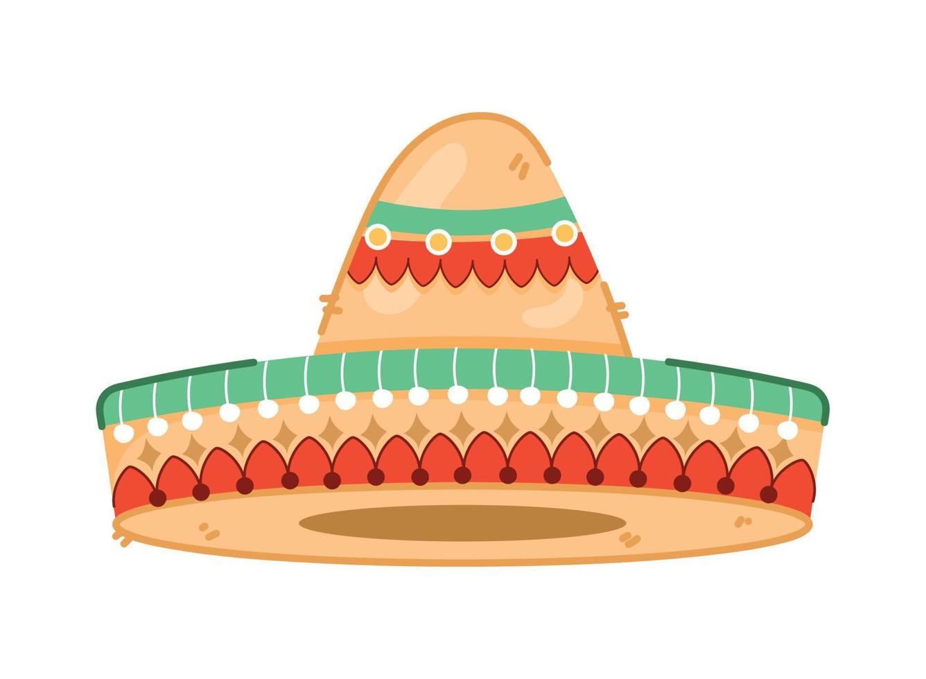 Mexicaans cultuur hoed vector
