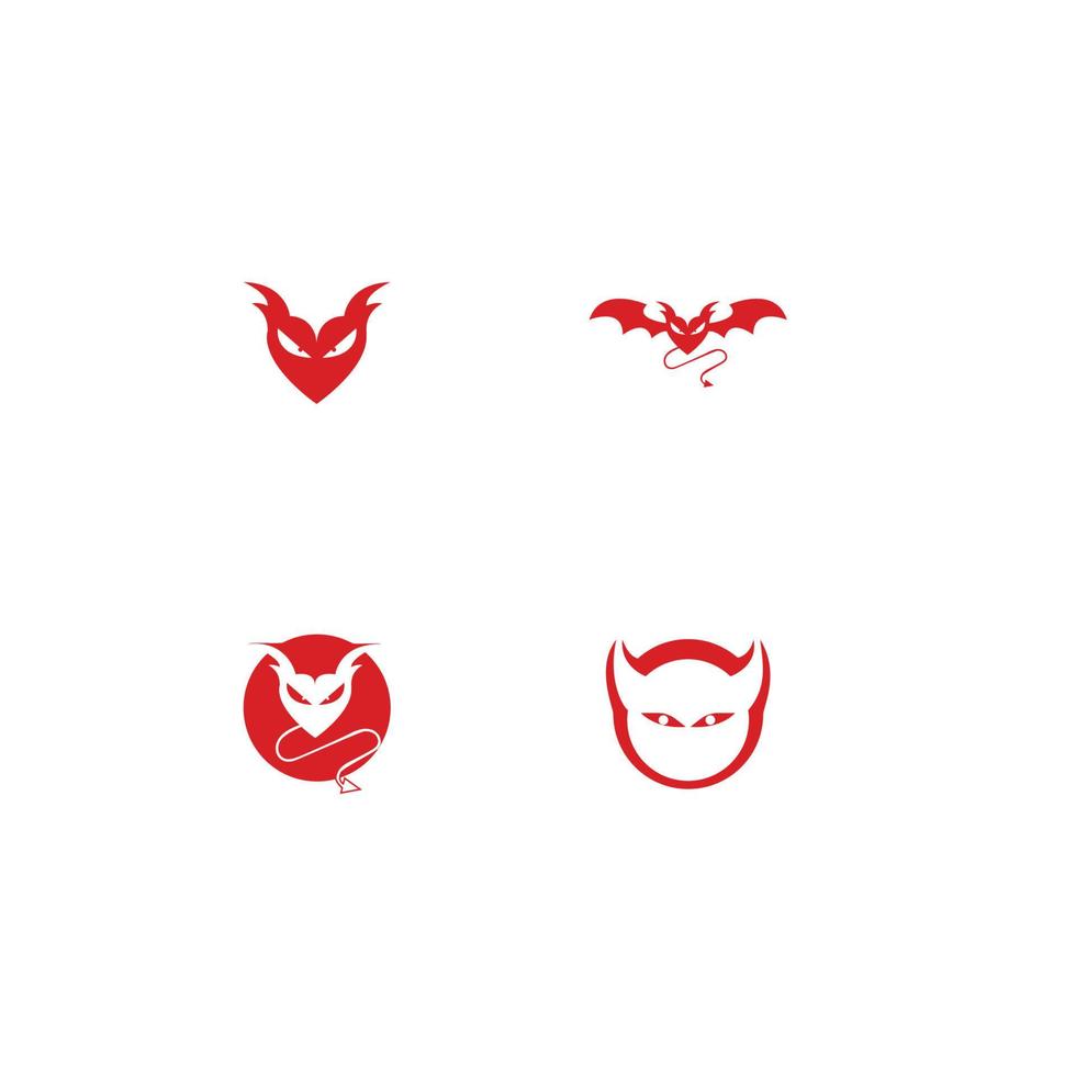 duivel logo vector sjabloon