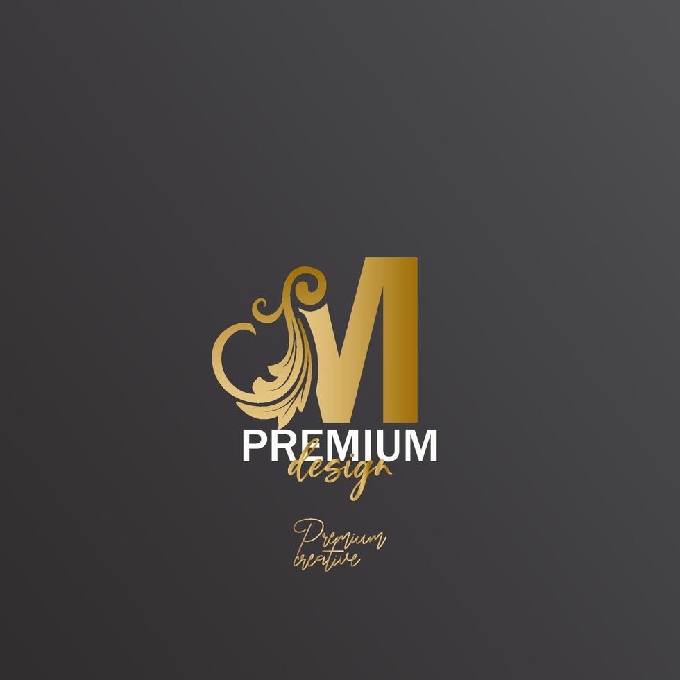 luxe letter logo vector