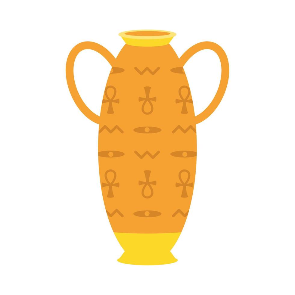 Egyptische cultuur pot vector