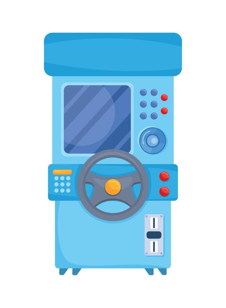 het rijden auto spel machine vector