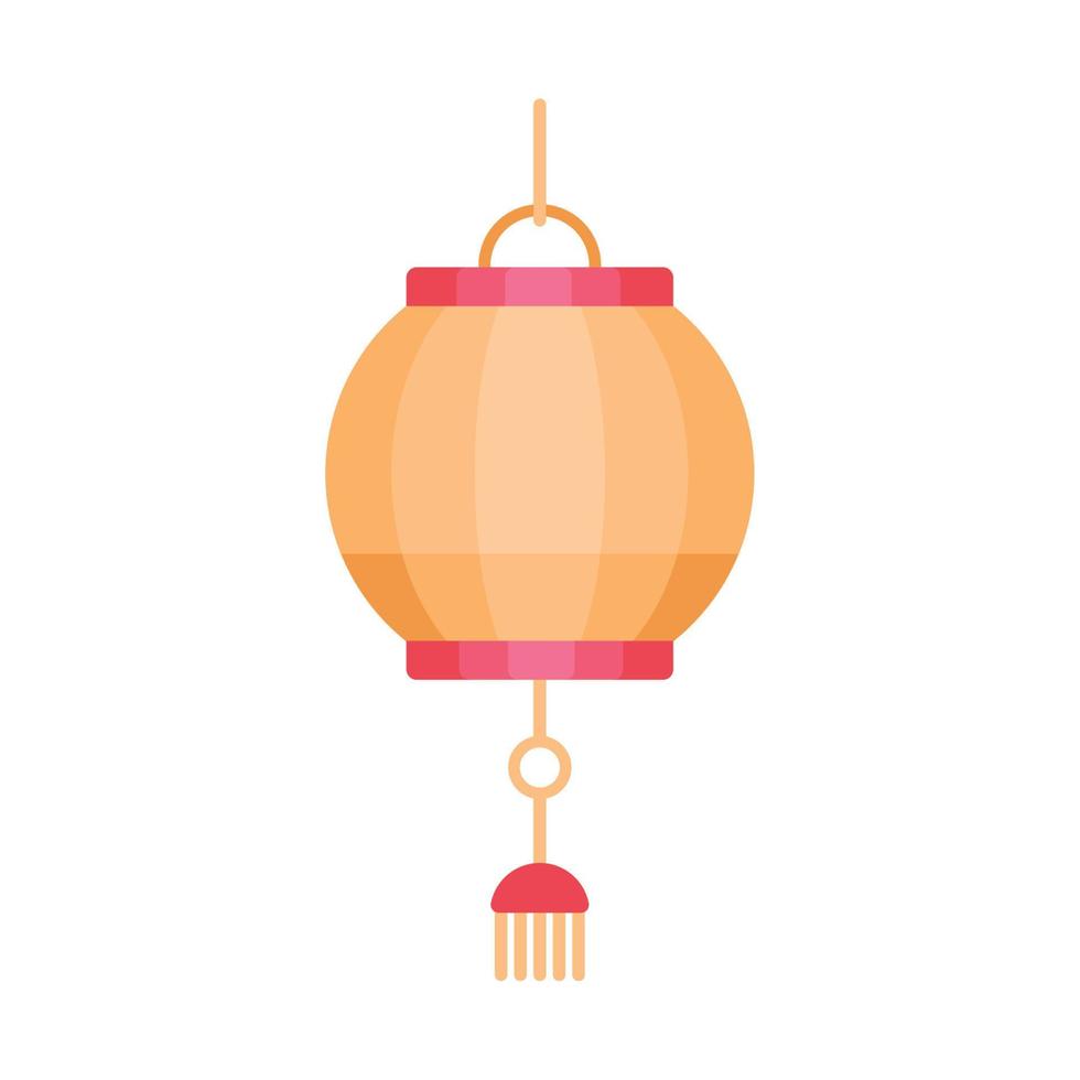 geel Aziatisch lamp vector