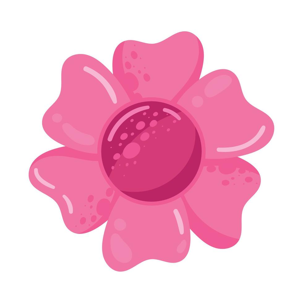 roze bloementuin vector