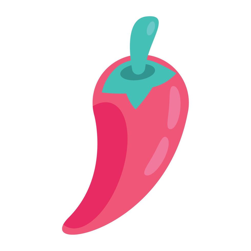 rood Chili peper groente vector