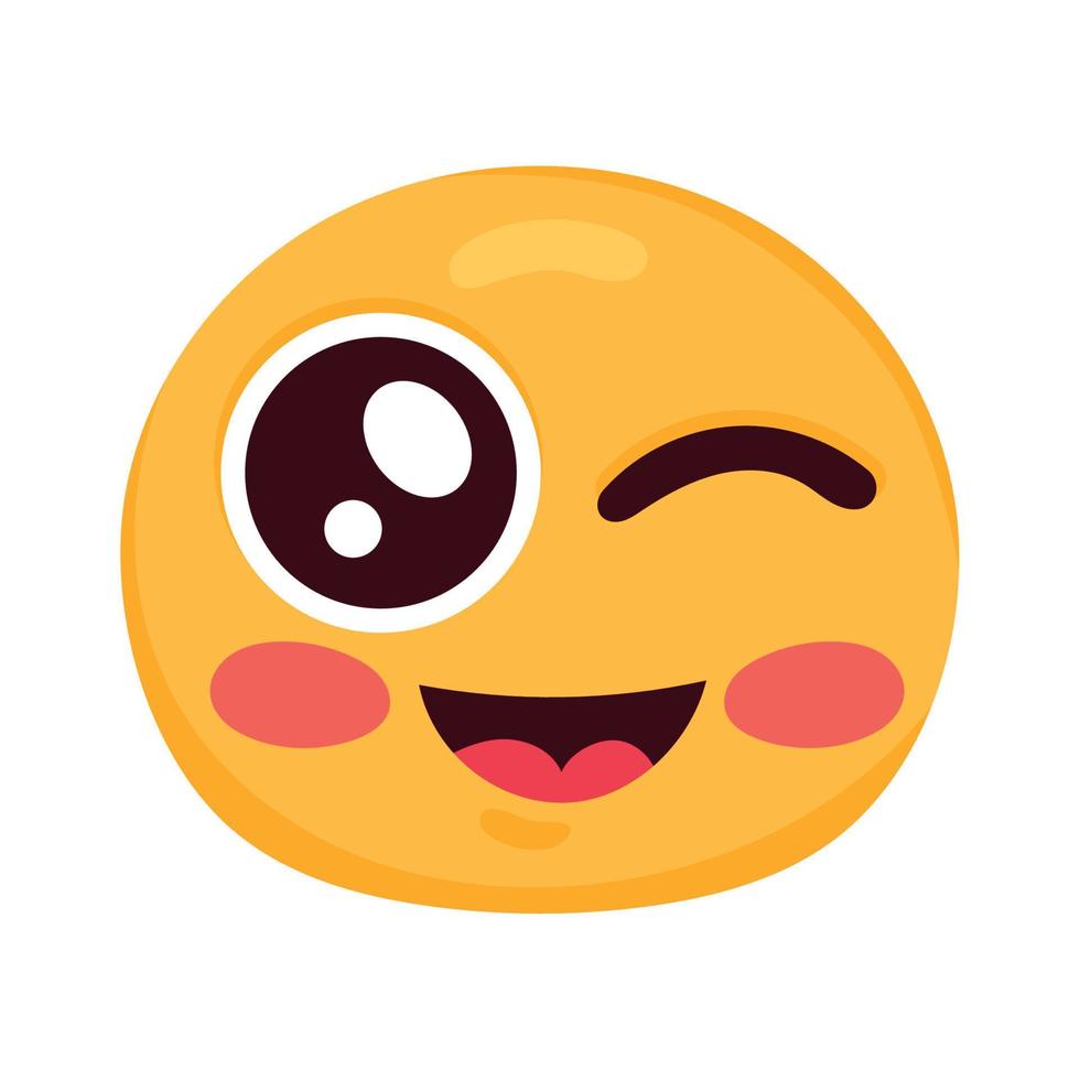 medeplichtige emoji gezicht karakter vector