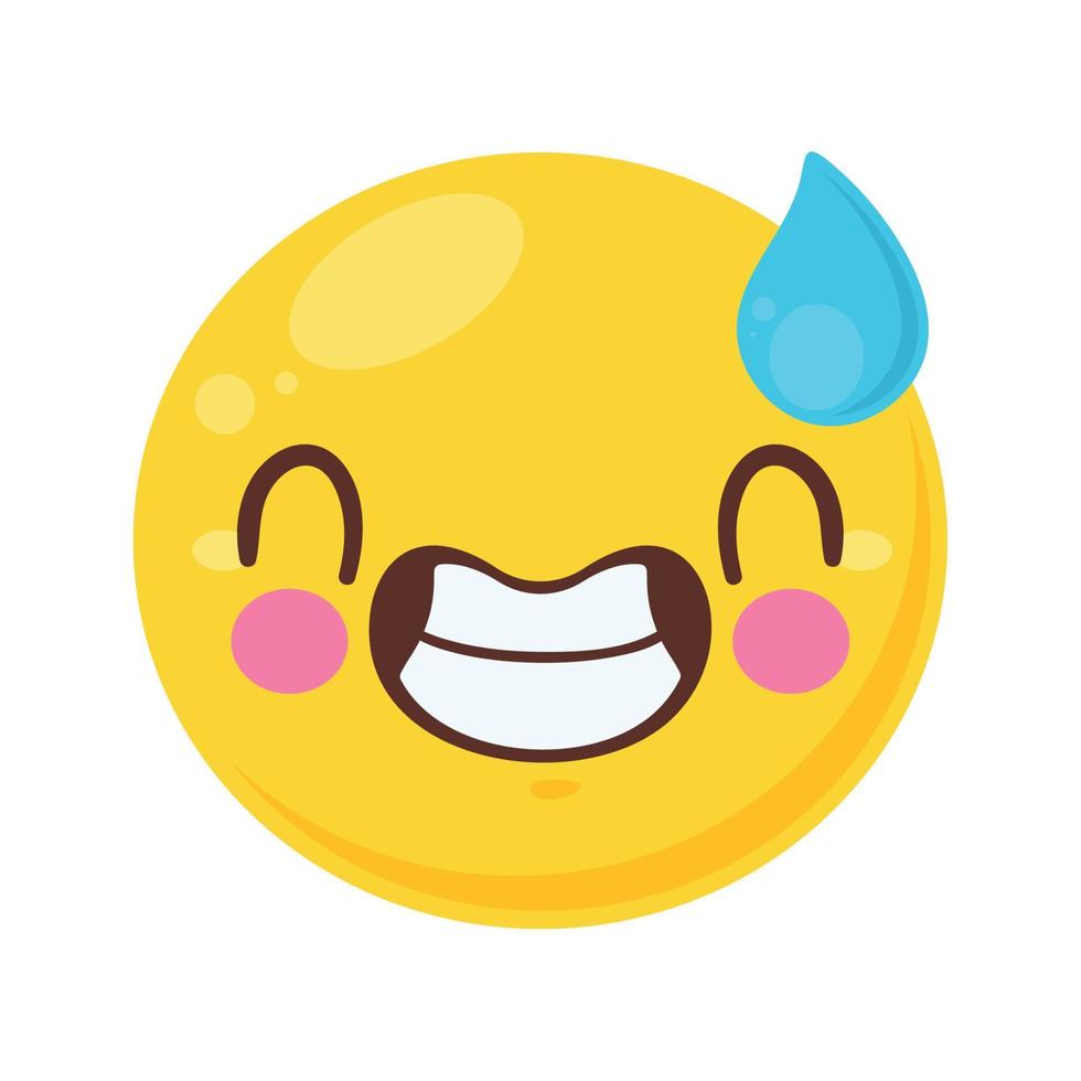 gelukkig emoticon lachend vector