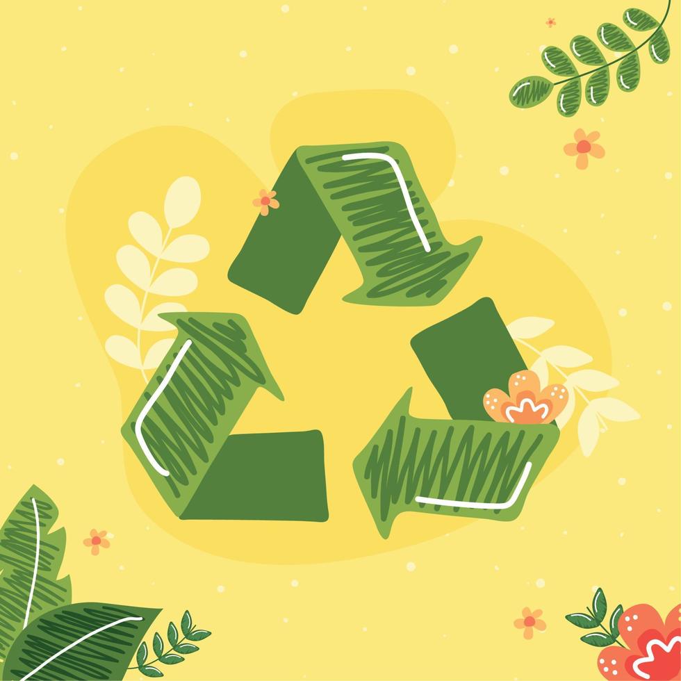 recycle pijlen symbool vector