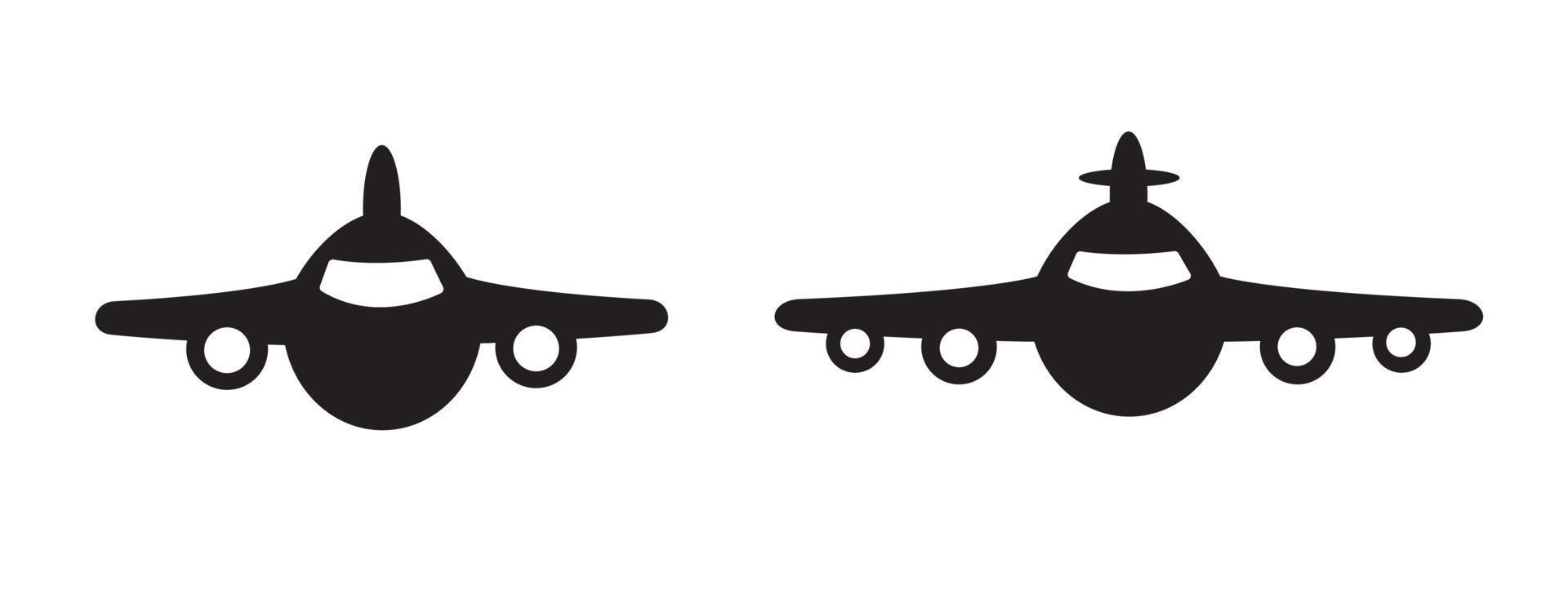 vlak icoon. vliegtuig icoon vector illustratie
