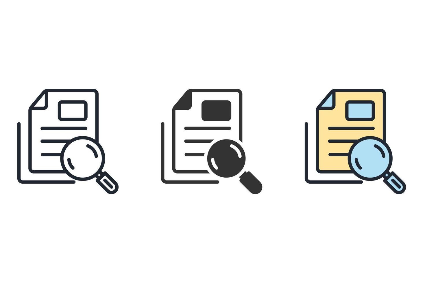 controle pictogrammen symbool vector elementen voor infographic web