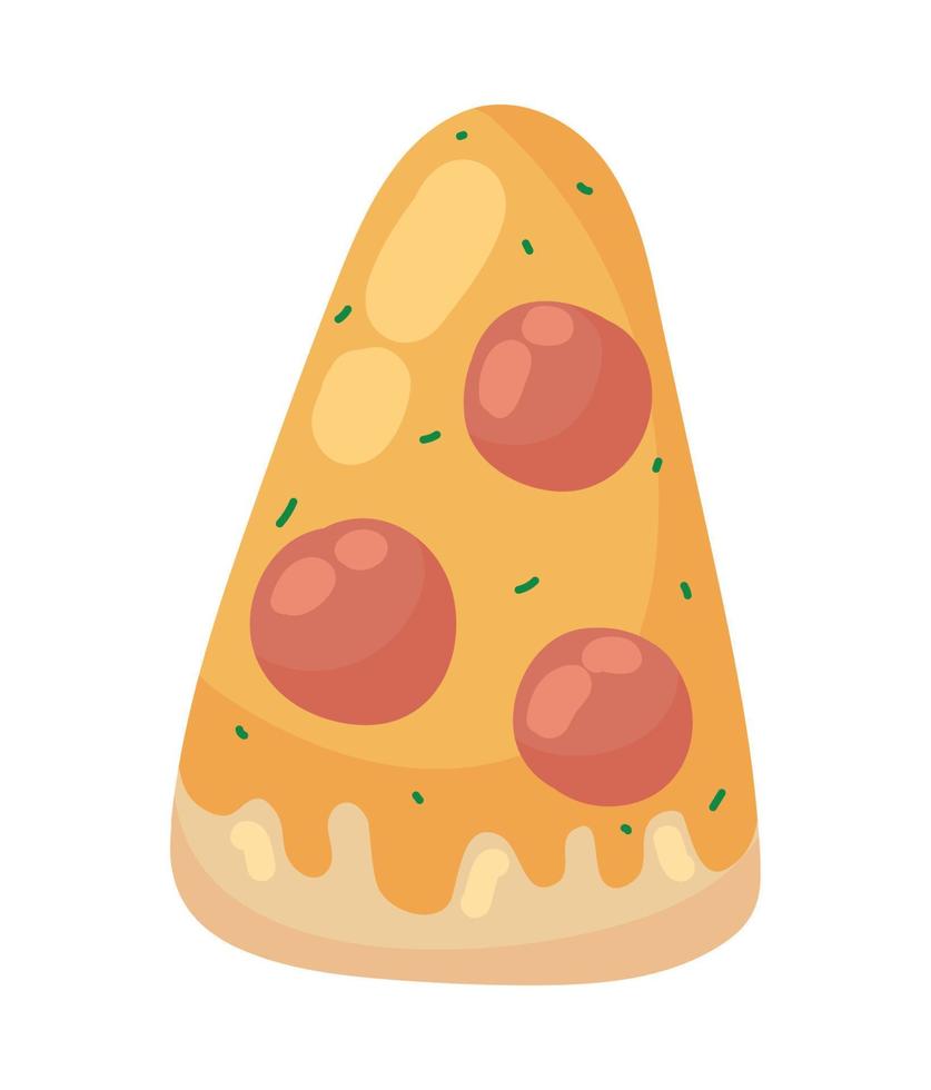 pizza fastfood vector