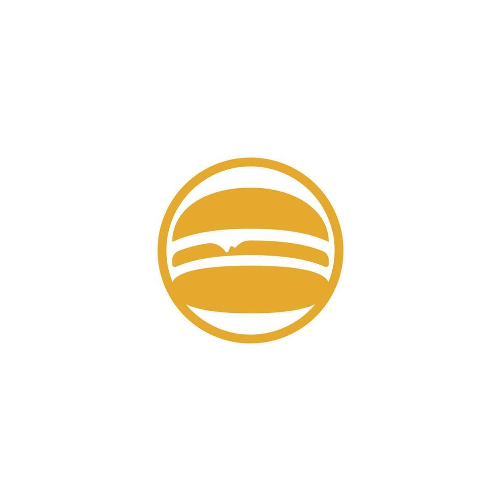 hamburger vector logo ontwerp. hamburger cafe logo.