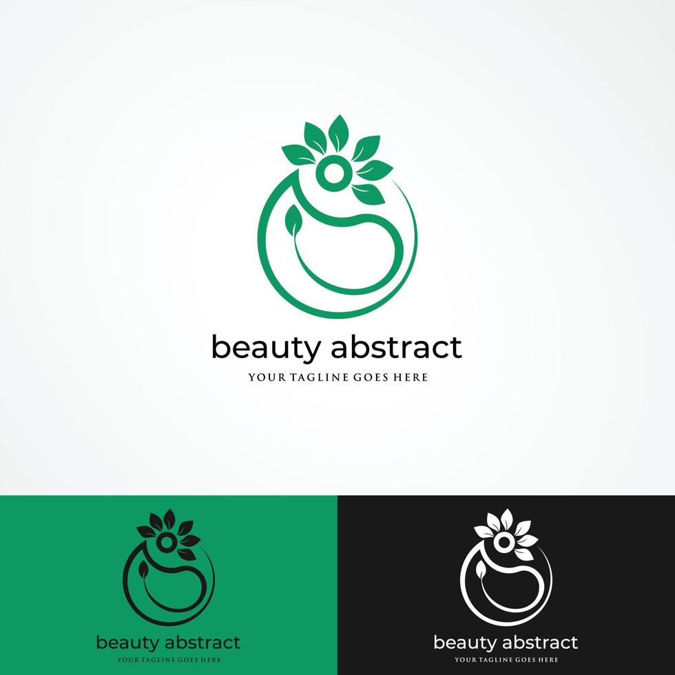 natuur logo vector. persoon en blad symbool. vector