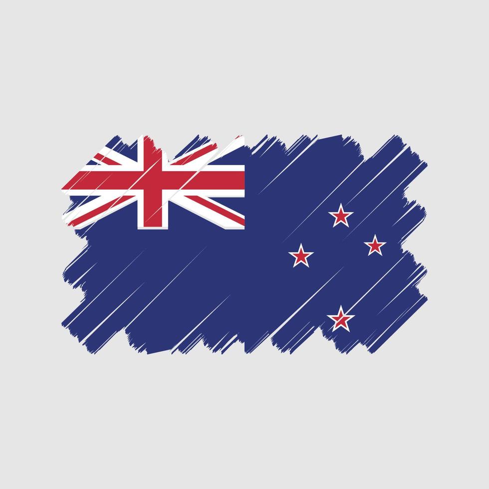 Nieuw-Zeelandse vlag vector ontwerp. nationale vlag