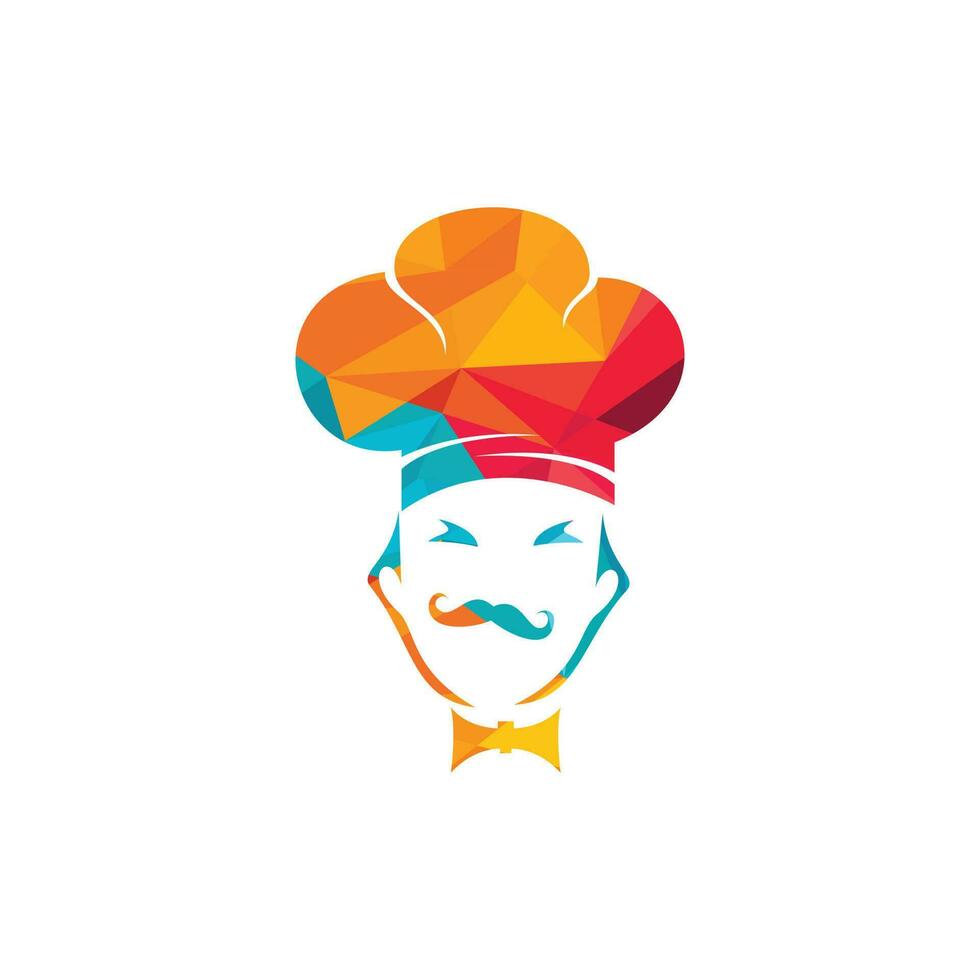 chef vector logo ontwerp. Koken en restaurant logo concept.